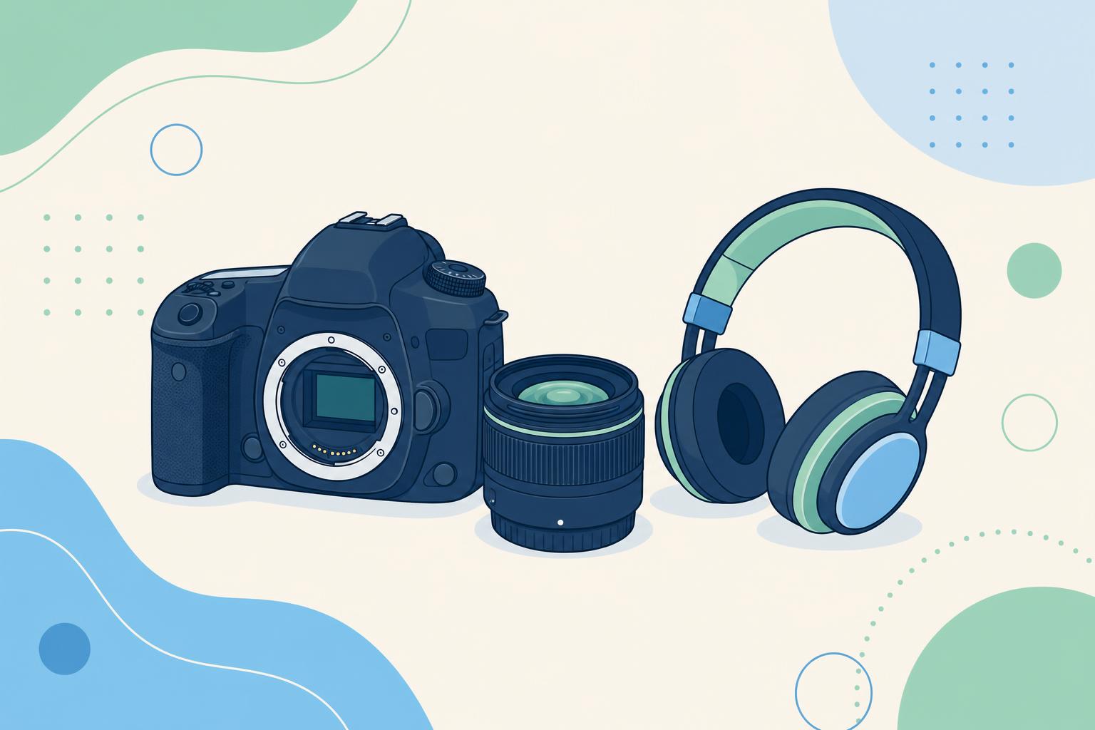 Camera & Audio repair illustration