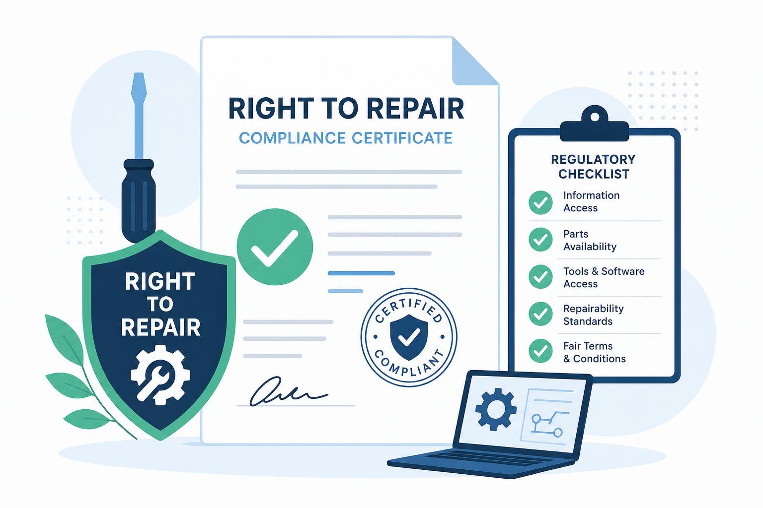 Right-to-Repair & compliance illustration
