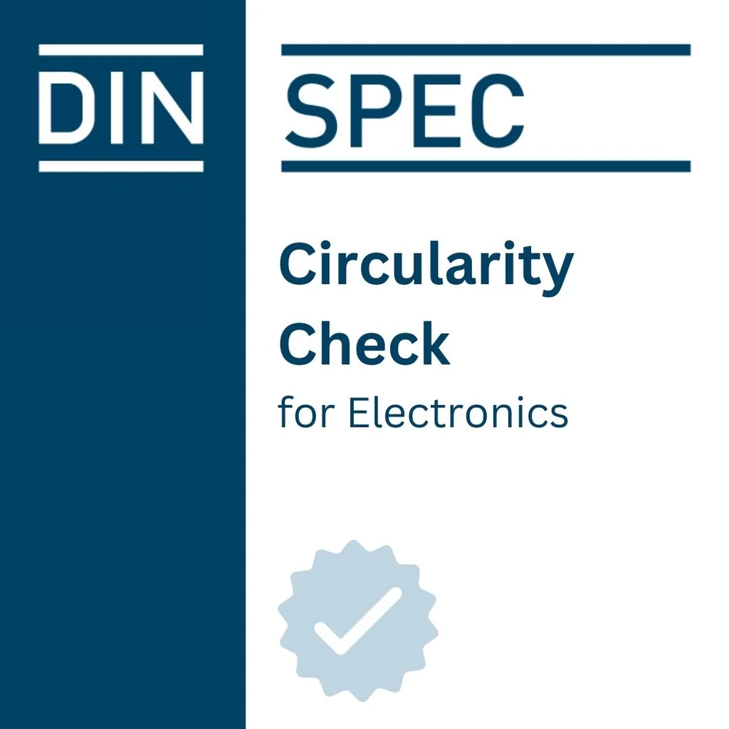 DIN SPEC Circularity Check for Electronics cover
