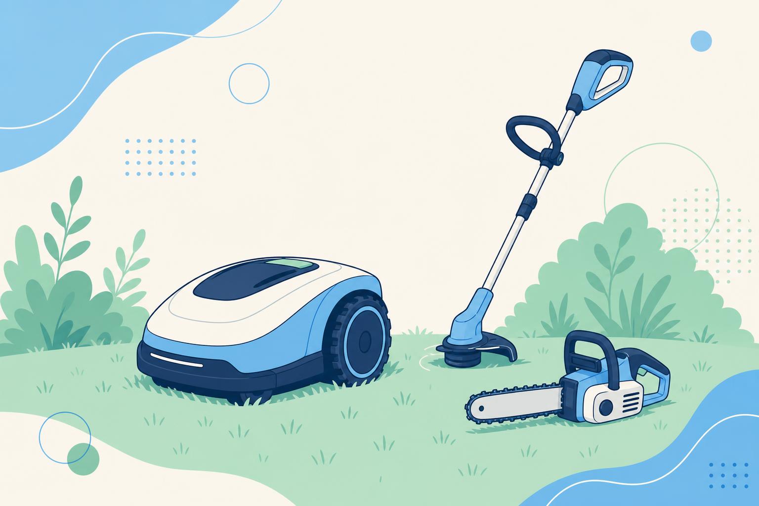 Garden Equipment repair illustration