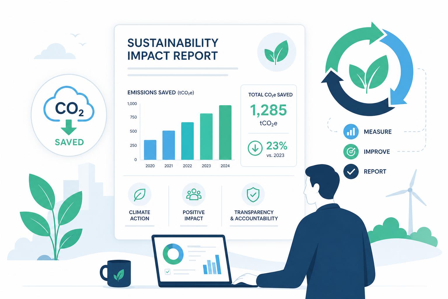 Impact & reporting illustration