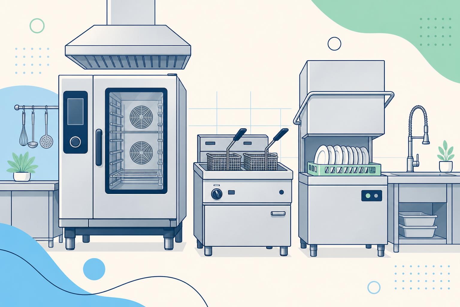 Kitchen Equipment repair illustration