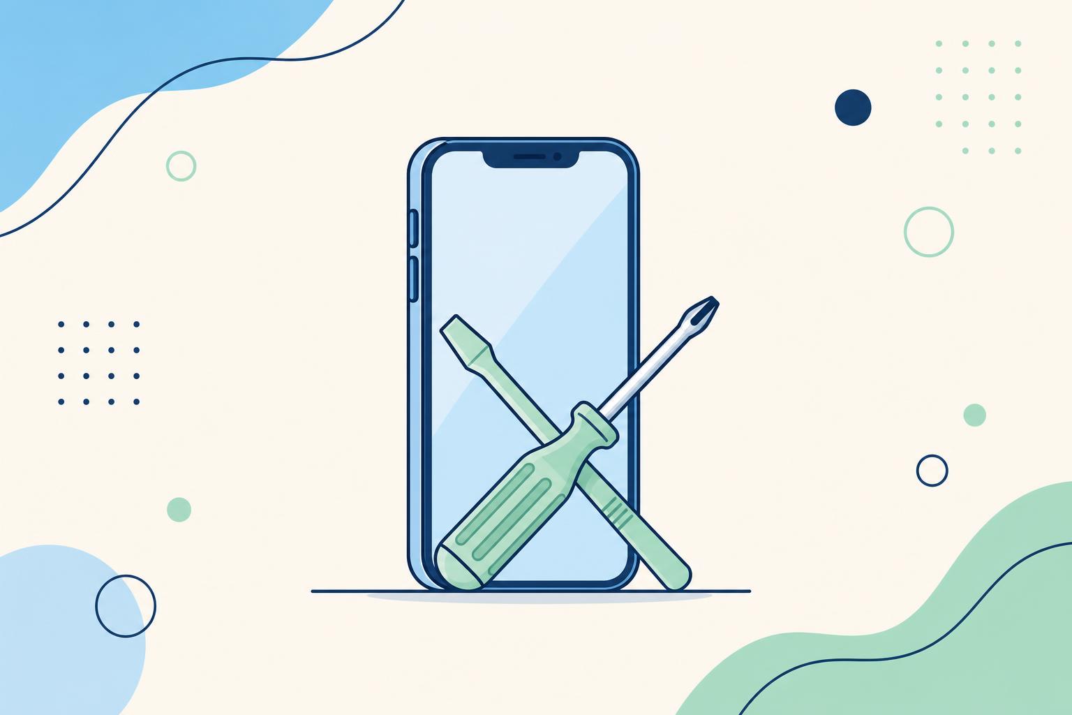 Phone & Mobile repair illustration