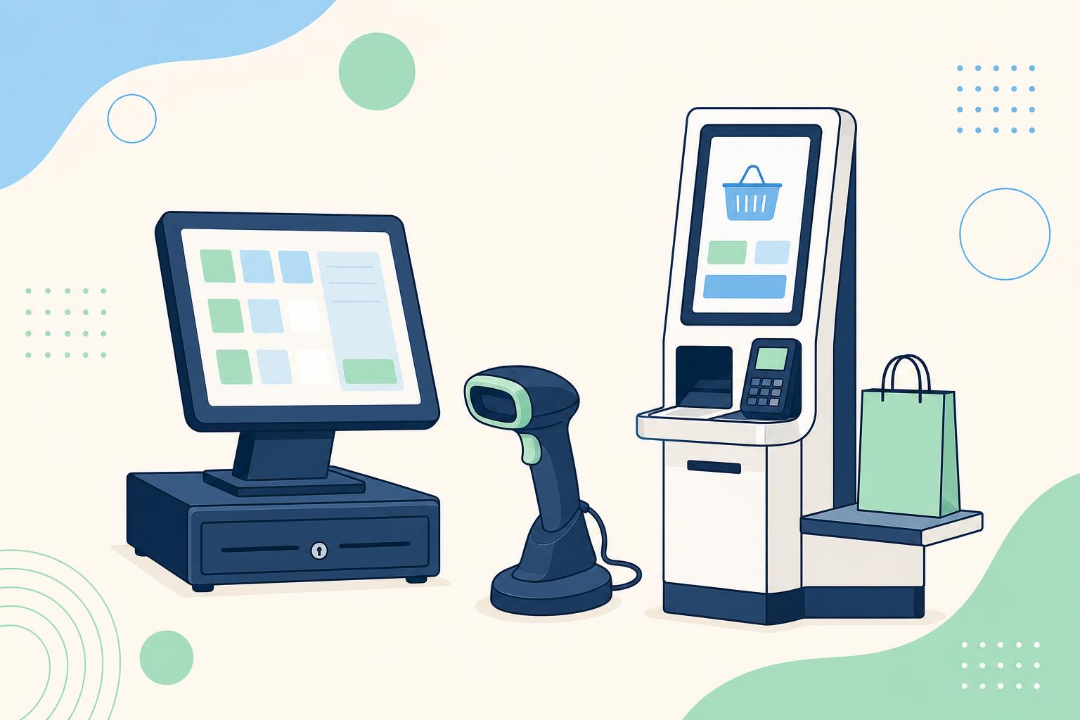 Retail Equipment repair illustration